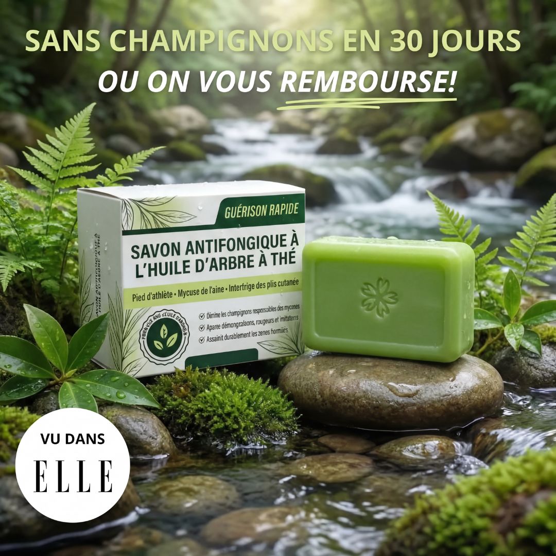 Sorenva® | Savon purifiant Antifongique 🎁 Filet moussant exfoliant offert